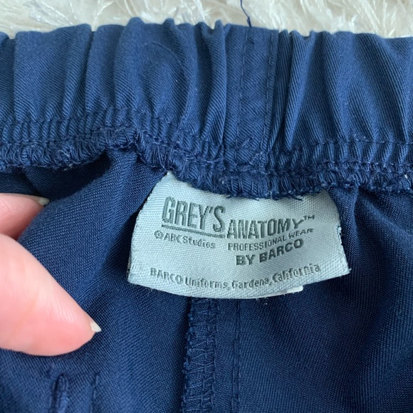Grey’s Anatomy professional wear by Barco women’s scrub pants navy small GUC! - Picture 5 of 9